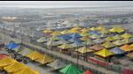 Magh Mela-2023 tent city on the banks of Sangam in Prayagraj . (Anil Kumar Maurya/HT photo) Magh Mela-2023 tent city on the banks of Sangam in Prayagraj . (Anil Kumar Maurya/HT photo)