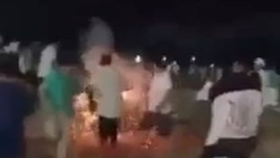 Brazil New Year Accident: The 38-year-old, was walking along a beach in Praia Grande. (Twitter) Brazil New Year Accident: The 38-year-old, was walking along a beach in Praia Grande. (Twitter)