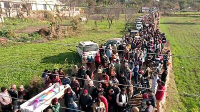 A large number of people gathered in Dangri village to attend the last rites of the six civilians who were killed in the recent terror attacks, in Jammu and Kashmir’s Rajouri on Tuesday. (ANI) A large number of people gathered in Dangri village to attend the last rites of the six civilians who were killed in the recent terror attacks, in Jammu and Kashmir’s Rajouri on Tuesday. (ANI)