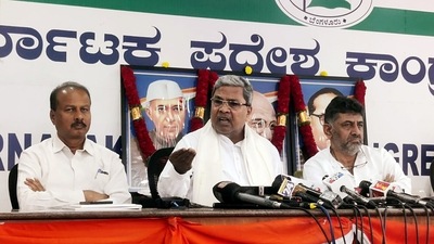 Karnataka LoP Siddaramaiah expressed confidence about Congress winning the polls, which is expected by April-May, on its own strength. (ANI Photo) (ANI Pic Service) Karnataka LoP Siddaramaiah expressed confidence about Congress winning the polls, which is expected by April-May, on its own strength. (ANI Photo) (ANI Pic Service)