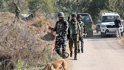 Army bomb disposal squad at the site where the IED blast took place. (ANI) Army bomb disposal squad at the site where the IED blast took place. (ANI)