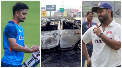Ishan Kishan has shared his first reaction to Rishabh Pant's tragic car accident on the Delhi-Dehradun highway. (AP-PTI) Ishan Kishan has shared his first reaction to Rishabh Pant's tragic car accident on the Delhi-Dehradun highway. (AP-PTI)