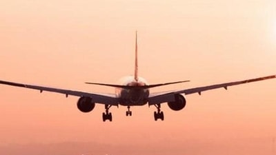 The first flight diversion at Delhi airport was reported at around 11.25pm on Monday. The first flight diversion at Delhi airport was reported at around 11.25pm on Monday.