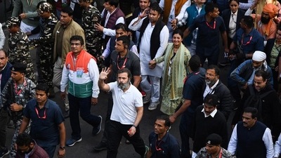 Congress MP Rahul Gandhi's Bharat Jodo Yatra is set to enter Uttar Pradesh today. (Raj K Raj/HT Photo) Congress MP Rahul Gandhi's Bharat Jodo Yatra is set to enter Uttar Pradesh today. (Raj K Raj/HT Photo)