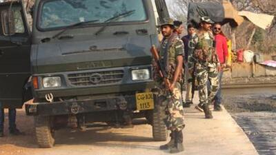 Security forces in Chhattisgarh. (Ritesh Mishra/ HT File Photo)