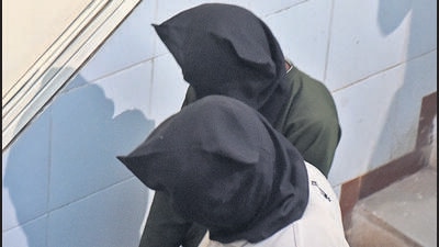 The two accused arrested in the murder of Pune-based businessman in Panvel (Bachchan Kumar/HT PHOTO) The two accused arrested in the murder of Pune-based businessman in Panvel (Bachchan Kumar/HT PHOTO)