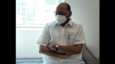 There is no reason to get into an argument over Dharmaveer, Sharad Pawar (in pic) said. (HT FILE PHOTO)