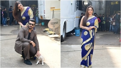 Arjun Kapoor and Tabu are currently awaiting the release of their upcoming film Kuttey. Slated to have a theatrical release on January 13, Kuttey is a black comedy thriller film, directed by Aasmaan Bhardwaj. Beside Arjun and Tabu, Kuttey also stars Naseeruddin Shah, Radhika Madan, Konkona Sen Sharma and Kumud Mishra in pivotal roles. Arjun and Tabu promoted Kuttey on the sets of the television reality show Indian Idol, on Tuesday. (HT Photos/Varinder Chawla) Arjun Kapoor and Tabu are currently awaiting the release of their upcoming film Kuttey. Slated to have a theatrical release on January 13, Kuttey is a black comedy thriller film, directed by Aasmaan Bhardwaj. Beside Arjun and Tabu, Kuttey also stars Naseeruddin Shah, Radhika Madan, Konkona Sen Sharma and Kumud Mishra in pivotal roles. Arjun and Tabu promoted Kuttey on the sets of the television reality show Indian Idol, on Tuesday. (HT Photos/Varinder Chawla)