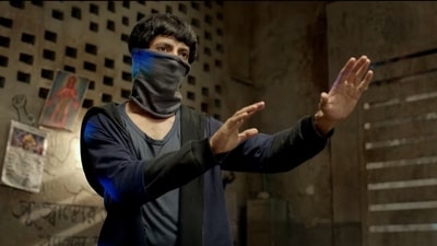 Anshuman Jha in a still from Lakadbaggha trailer. Anshuman Jha in a still from Lakadbaggha trailer.
