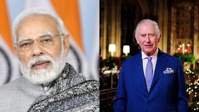 Prime Minister Narendra Modi and UK's King Charles III. Prime Minister Narendra Modi and UK's King Charles III.