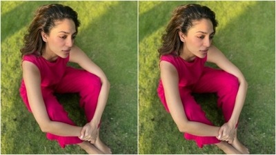 Sobhita looked every bit gorgeous in the sleeveless jumpsuit featuring a closed neckline, backless patterns and midriff-baring details. (Instagram/@sobhitad) Sobhita looked every bit gorgeous in the sleeveless jumpsuit featuring a closed neckline, backless patterns and midriff-baring details. (Instagram/@sobhitad)