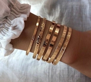 The best part: cuffs can be worn during the day and at night and be layered over a full-sleeve shirt or fitted turtle-neck top. (pinterest) The best part: cuffs can be worn during the day and at night and be layered over a full-sleeve shirt or fitted turtle-neck top. (pinterest)
