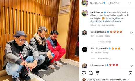 Kapil Sharma shared a funny post on Instagram. Kapil Sharma shared a funny post on Instagram.