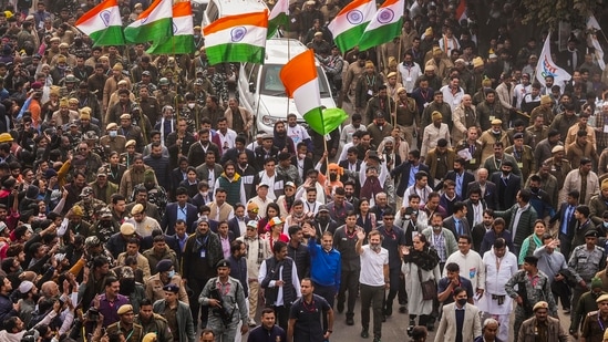 Traffic on the Ring Road was thrown out of gear. The situation was worse in central Delhi where long jams led to chaos. (PTI)