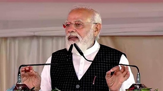 PM Modi addresses 108th Indian Science Congress (HT)