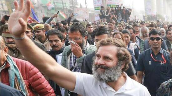 The second phase of the 150-km ‘Bharat Jodo Yatra’ of Congress leader Rahul Gandhi in Haryana is being seen as an attempt by the party to regain its lost ground in the GT Road (NH-44) belt of Haryana. (HT File Photo)