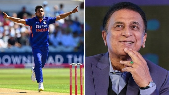 Umran Malik's response to Sunil Gavaskar's ultimate praise is winning over the internet(Getty/PTI)