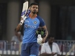 Indian cricketer Shreyas Iyer attends a training session(AP) Indian cricketer Shreyas Iyer attends a training session(AP)