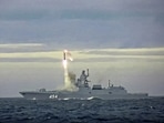 Putin said the ship was armed with Zircon (Tsirkon) hypersonic weapons. Putin said the ship was armed with Zircon (Tsirkon) hypersonic weapons.