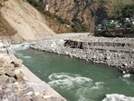 The Indian side is constructing a 985-metre embankment on Kali river on the Indian side, to protect Dharchula town from monsoon floods. (Sourced)