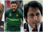 Najam Sethi, Mohammad Amir, and Ramiz Raja Najam Sethi, Mohammad Amir, and Ramiz Raja
