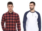 Apparels for men like t-shirt and jackets are up for grabs on Amazon.