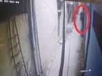 Screengrab of the video of the incident from Delhi where a man stabbed a 21-year-old woman.