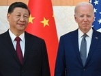 US President Joe Biden (R) and China's President Xi Jinping (L). US President Joe Biden (R) and China's President Xi Jinping (L).