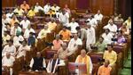 The Uttar Pradesh government had presented an annual budget of <span class='webrupee'>₹</span>6.15 lakh crore for 2022-23 (FILE PHOTO) The Uttar Pradesh government had presented an annual budget of <span class='webrupee'>₹</span>6.15 lakh crore for 2022-23 (FILE PHOTO)