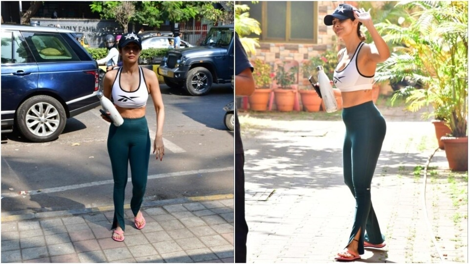 Malaika Arora and Janhvi Kapoor keep their gym fashion trendy in tank tops  and shorts: See pics and videos