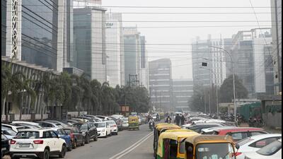 An IT park sector 125/126 in Noida on Tuesday. Only those IT parks measuring 20,000 square metres or more will be allowed to host bars. (Sunil Ghosh/HT Photo) An IT park sector 125/126 in Noida on Tuesday. Only those IT parks measuring 20,000 square metres or more will be allowed to host bars. (Sunil Ghosh/HT Photo)