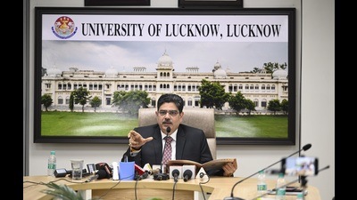 LU V-C Alok Kumar Rai (HT) LU V-C Alok Kumar Rai (HT)