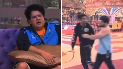 A still from the promo of Bigg Boss 16 featuring Sajid Khan, MC Stan and Shiv Thakare. A still from the promo of Bigg Boss 16 featuring Sajid Khan, MC Stan and Shiv Thakare.