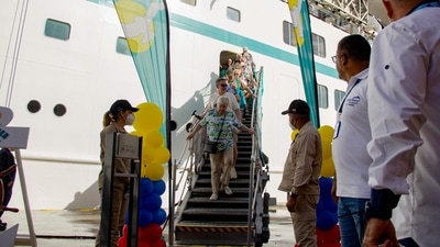 The government is working to have more ships visit soon, Tourism Minister Ali Padron said via text message without adding details. (AFP) The government is working to have more ships visit soon, Tourism Minister Ali Padron said via text message without adding details. (AFP)