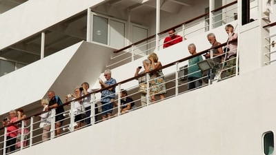 “Maybe with our assistance, being the first cruise vessel after a long time, we can help bring back the attention to tourism,” he added. (AFP) “Maybe with our assistance, being the first cruise vessel after a long time, we can help bring back the attention to tourism,” he added. (AFP)