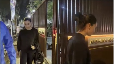 Alia Bhatt sports an all-black ensemble for yoga class | Watch (Instagram/@instantbollywood) Alia Bhatt sports an all-black ensemble for yoga class | Watch (Instagram/@instantbollywood)