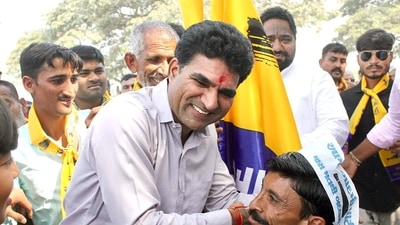 New AAP Gujarat chief Isudan Gadhvi (File Photo)