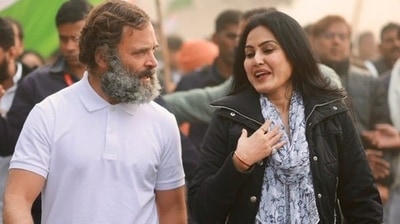 Kamya Punjabi joined Rahul Gandhi in his Bharat Jodo Yatra.
