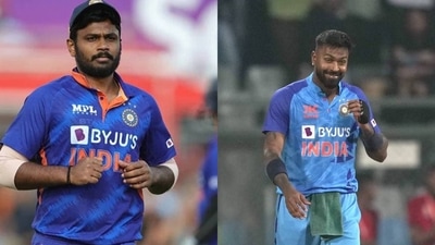 Sanju Samson; Hardik Pandya (PTI/file photo)