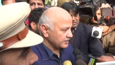 Deputy CM Manish Sisodia met the family of Sultanpuri accident victim Anjali Singh on Wednesday. (ANI)
