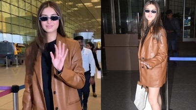 Tara Sutaria questioned about her break up reports with Aadar Jain. Here's how she reacted. (Viral Bhayani/Varinder Chawla) (Viral Bhayani/Varinder Chawla) Tara Sutaria questioned about her break up reports with Aadar Jain. Here's how she reacted. (Viral Bhayani/Varinder Chawla) (Viral Bhayani/Varinder Chawla)