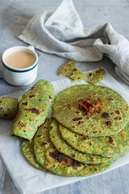 Multigrain broccoli paratha recipe (pinterest)
