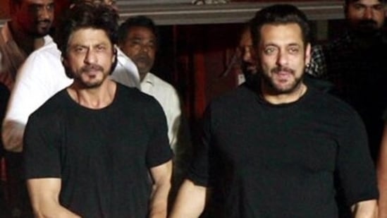 Salman Khan and Shah Rukh Khan will be seen together in Pathaan. (ANI Photo)(ANI) Salman Khan and Shah Rukh Khan will be seen together in Pathaan. (ANI Photo)(ANI)