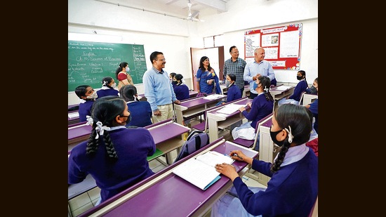 On September 7, the Union Cabinet approved the <span class='webrupee'>₹</span>27,360-crore scheme for upgradation of 14,500 schools across the country over the next five years (Amlan Paliwal)