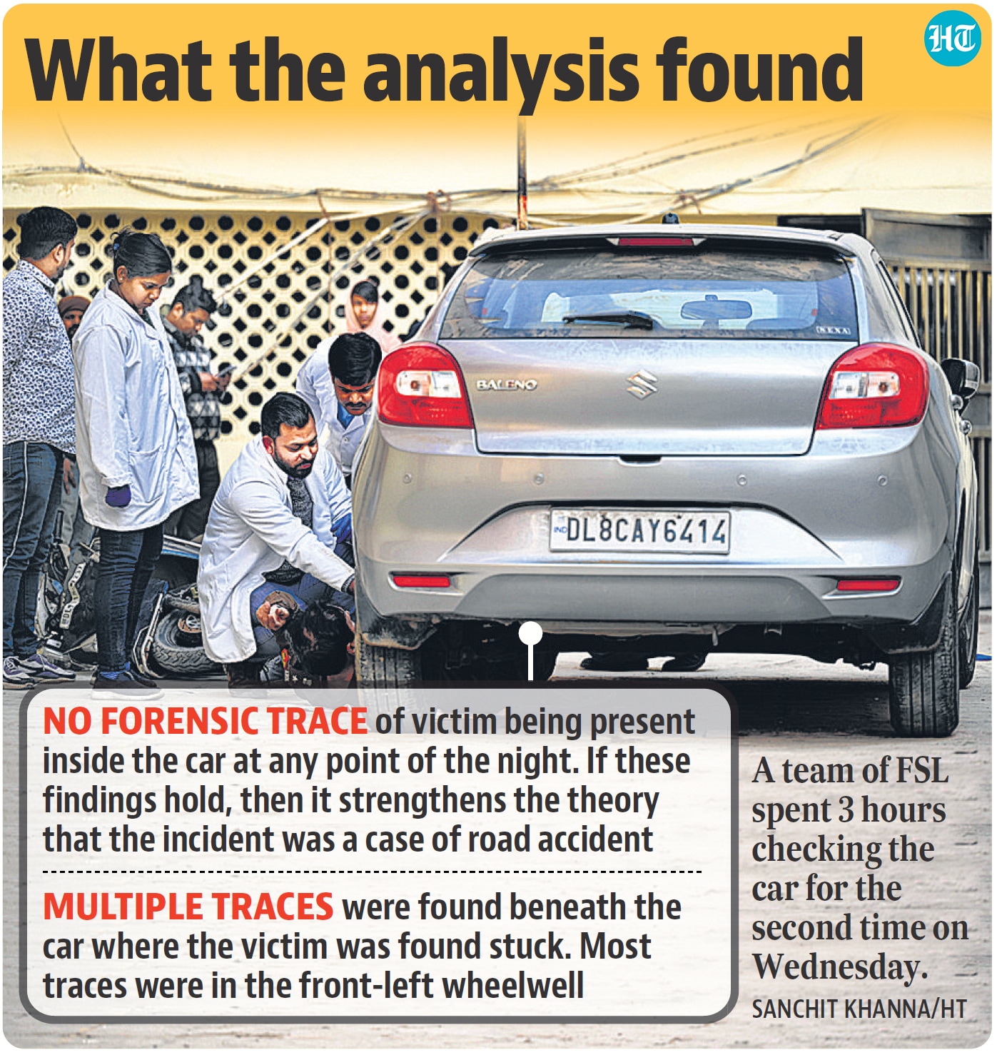 The official said, prima facie, the traces were of blood but a detailed examination will reveal full details. The official said, prima facie, the traces were of blood but a detailed examination will reveal full details.