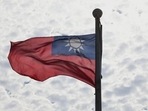 Taiwan: A Taiwan flag flutters in the wind in Taoyuan, Taiwan. Taiwan: A Taiwan flag flutters in the wind in Taoyuan, Taiwan.