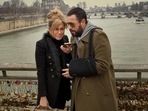 Actors Jennifer Aniston and Adam Sandler in the first still from Netflix's Murder Mystery 2. Actors Jennifer Aniston and Adam Sandler in the first still from Netflix's Murder Mystery 2.