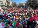 Haldwani residents have been protesting against the eviction ordered by the Uttarakhand high court. 