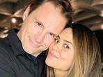 Sana Saeed with her fiance Csaba Wagner. Sana Saeed with her fiance Csaba Wagner.