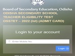 OSSTET Admit Card 2023 released at bseodisha.ac.in, download link here OSSTET Admit Card 2023 released at bseodisha.ac.in, download link here